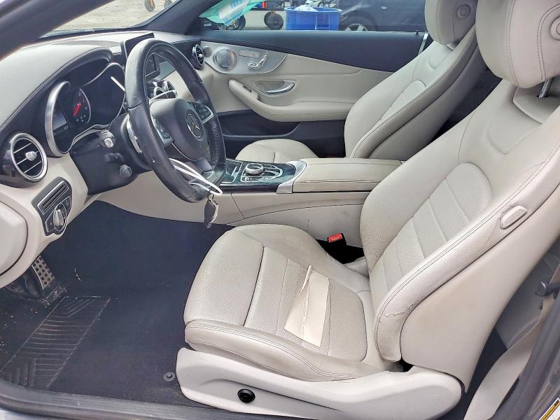 2017 Mercedes-benz C მანქანა იყიდება აუქციონზე, vin: WDDWJ4KB6HF407395, აუქციონის ნომერი: 60784446