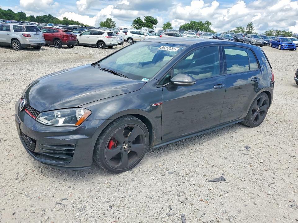 59756486 :رقم المزاد ، 3VW4T7AU9GM019878 vin ، 2016 Volkswagen Gti مزاد بيع