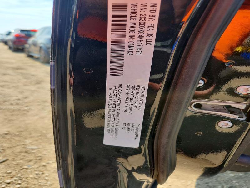 61141976 :رقم المزاد ، 2C3CDXKG4NH170471 vin ، 2022 Dodge Charger مزاد بيع