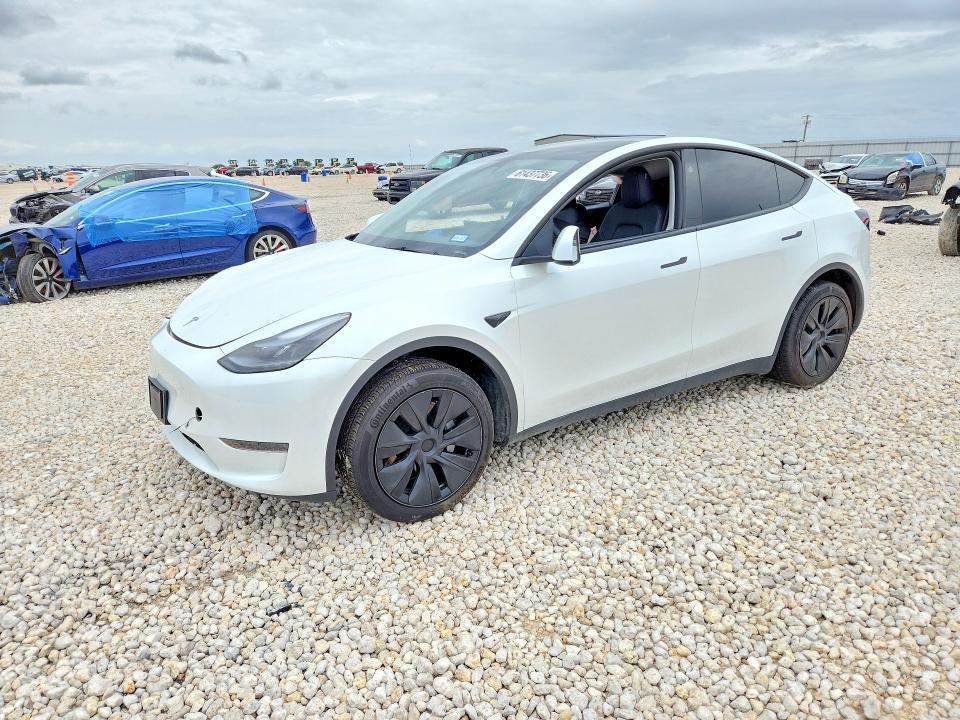 61437736 :رقم المزاد ، 7SAYGDED1SF320873 vin ، 2025 Tesla Model Y مزاد بيع