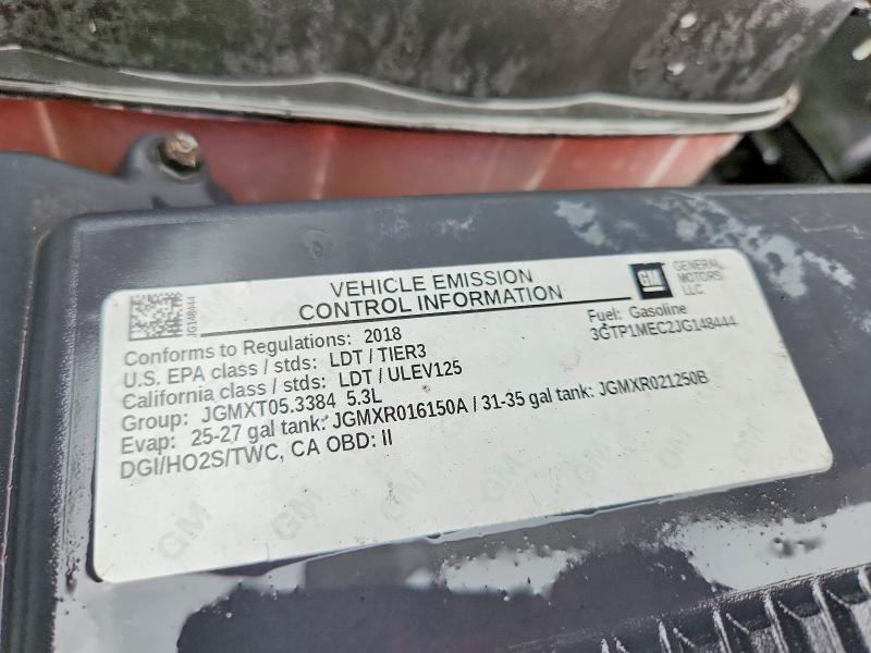 60379846 :رقم المزاد ، 3GTP1MEC2JG148444 vin ، 2018 Gmc Sierra مزاد بيع