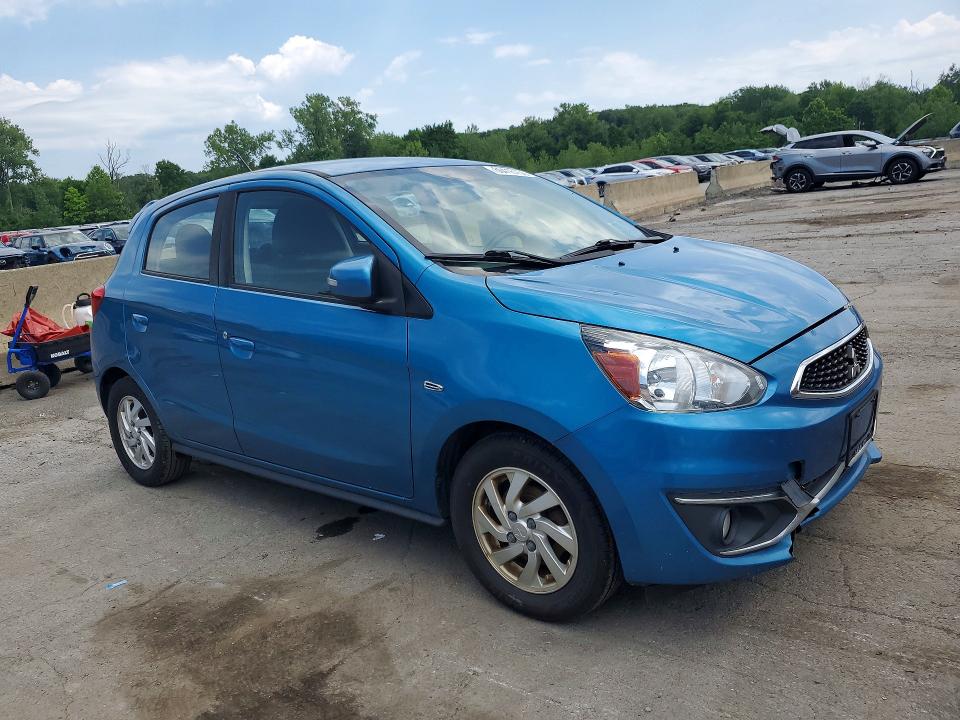 2019 Mitsubishi Mirage მანქანა იყიდება აუქციონზე, vin: ML32A4HJ5KH002893, აუქციონის ნომერი: 60416756