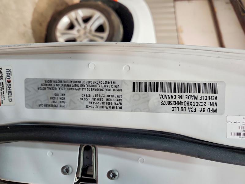 Продажа на аукционе авто 2022 Dodge Charger, vin: 2C3CDXBG4NH256072, номер лота: 61755786
