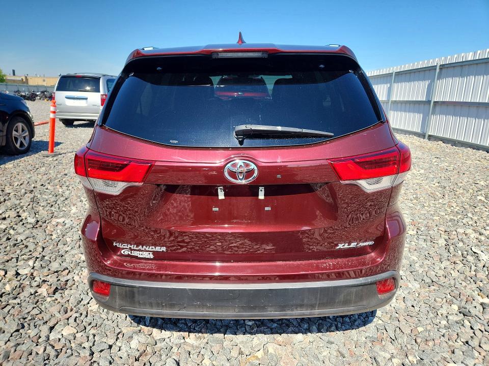 Aukcja sprzedaży 2019 Toyota Highlander, vin: 5TDJZRFH4KS970378, numer aukcji: 60218776
