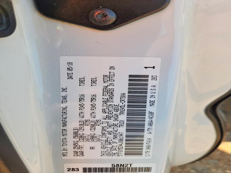 Aukcja sprzedaży 2018 Toyota Tacoma, vin: 5TFSX5EN4JX061947, numer aukcji: 60227316