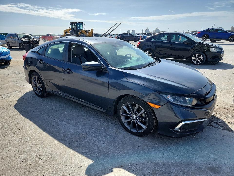 61181666 :رقم المزاد ، JHMFC1F36KX014082 vin ، 2019 Honda Civic مزاد بيع