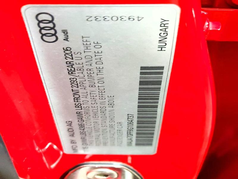 Продаж на аукціоні авто 2016 Audi A3, vin: WAUA7GFF9G1064737, номер лоту: 59805556