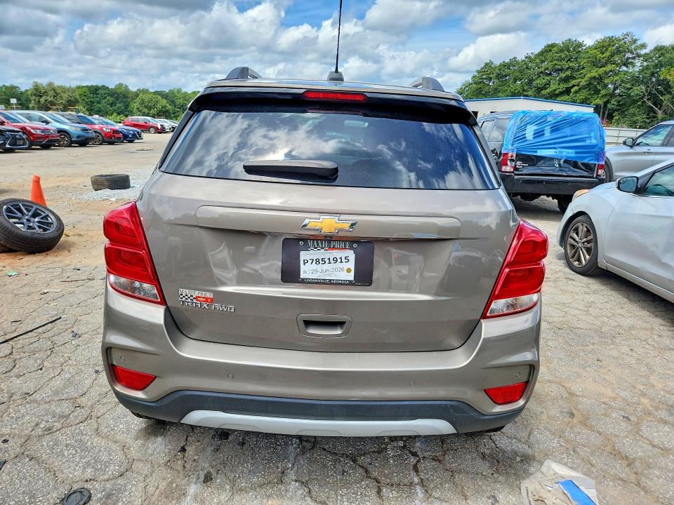 2021 Chevrolet Trax მანქანა იყიდება აუქციონზე, vin: KL7CJPSB9MB349506, აუქციონის ნომერი: 60552126