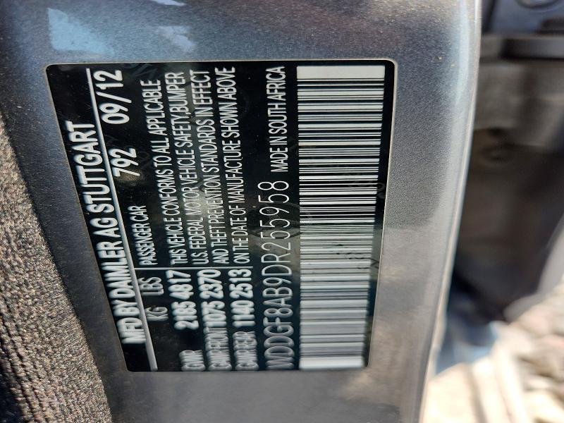 Aukcja sprzedaży 2013 Mercedes-benz C, vin: WDDGF8AB9DR255958, numer aukcji: 62792076