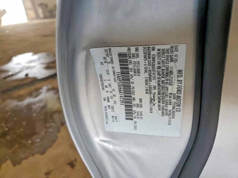 Продаж на аукціоні авто 2006 Ford Taurus, vin: 1FAHP53U66A147295, номер лоту: 60716606