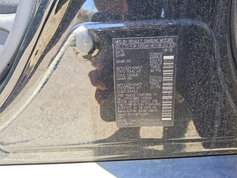Продаж на аукціоні авто 2016 Nissan Rogue, vin: KNMAT2MT0GP731265, номер лоту: 59847336
