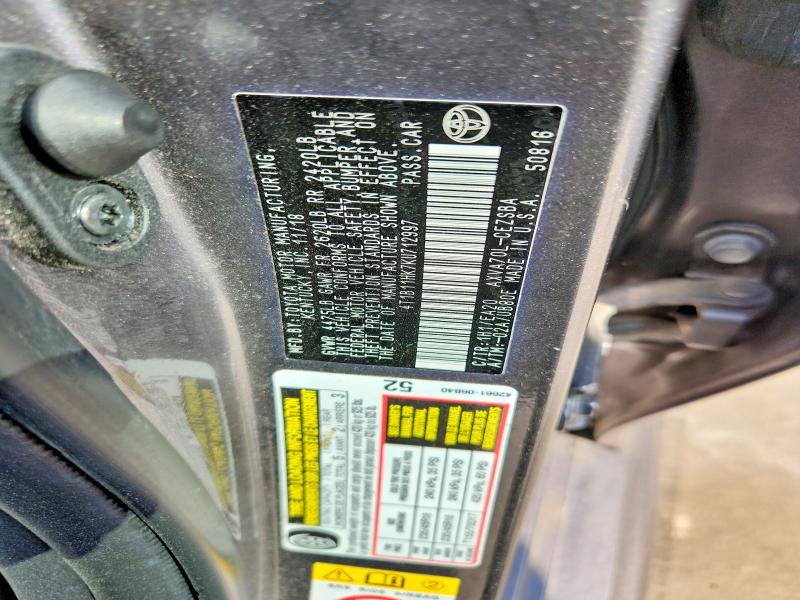 Aukcja sprzedaży 2019 Toyota Camry, vin: 4T1B11HK7KU712997, numer aukcji: 63000736