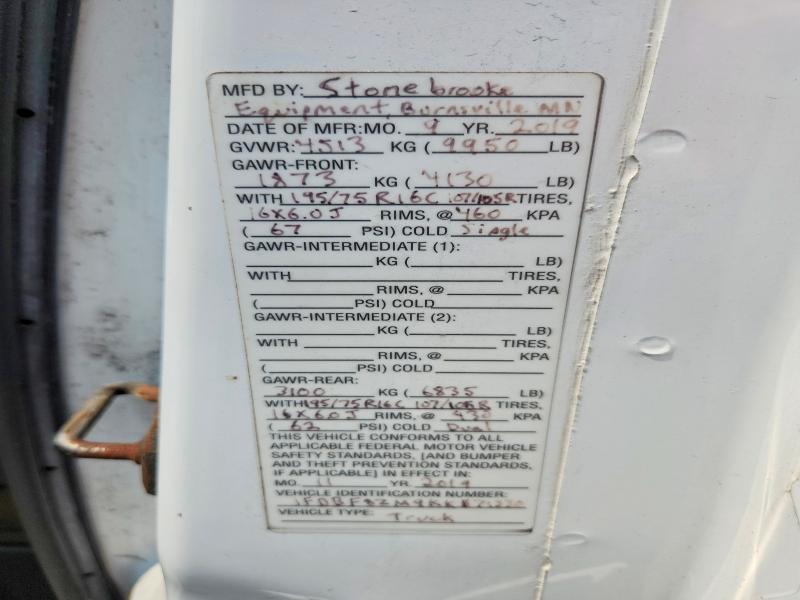 Продажа на аукционе авто 2019 Ford Transit, vin: 1FDBF8ZM9KKB71330, номер лота: 61666326