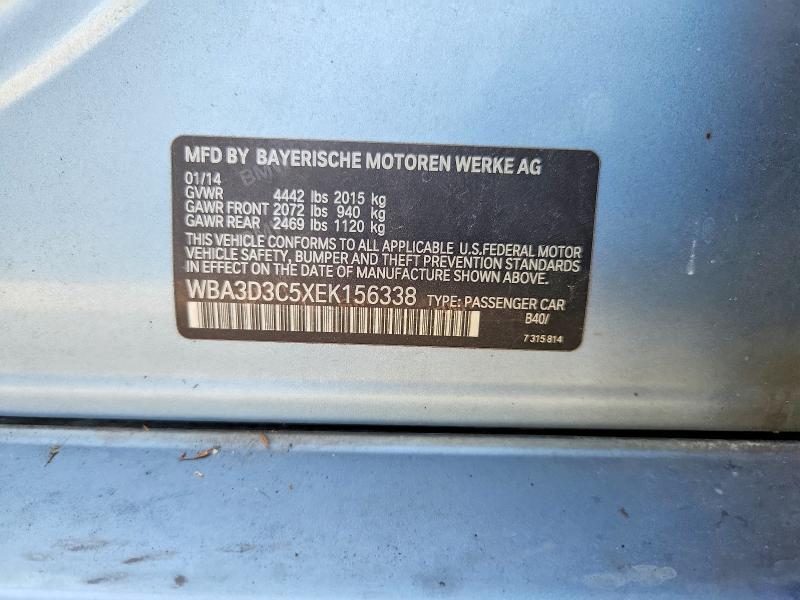 Aukcja sprzedaży 2014 Bmw 328, vin: WBA3D3C5XEK156338, numer aukcji: 62233926