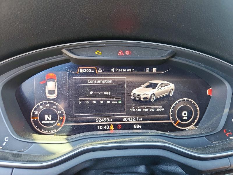 Продажа на аукционе авто 2018 Audi A5, vin: WAUCNCF55JA063090, номер лота: 62697146