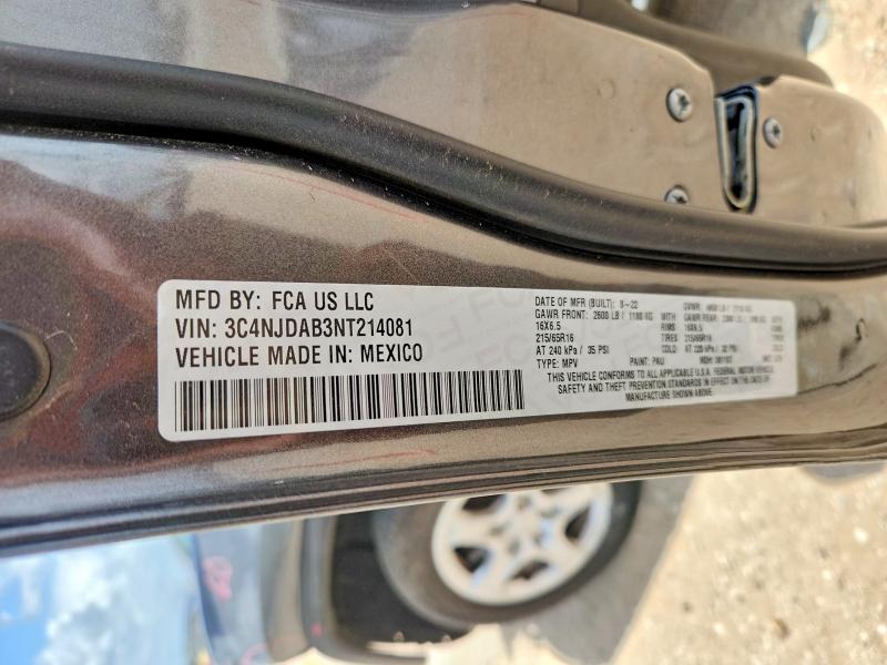 Aukcja sprzedaży 2022 Jeep Compass, vin: 3C4NJDAB3NT214081, numer aukcji: 59900906