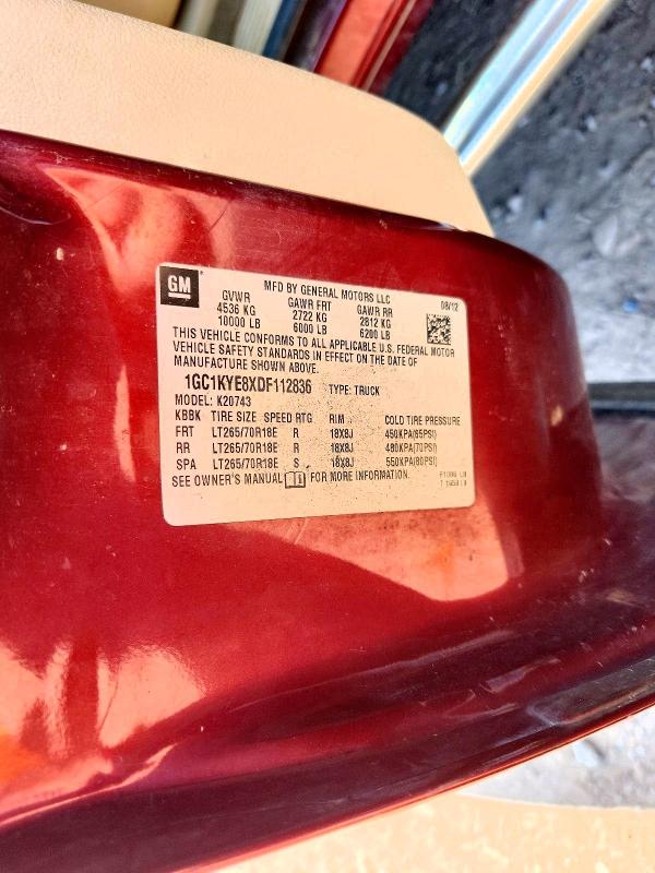 Продаж на аукціоні авто 2013 Chevrolet Silverado, vin: 1GC1KYE8XDF112836, номер лоту: 85984615