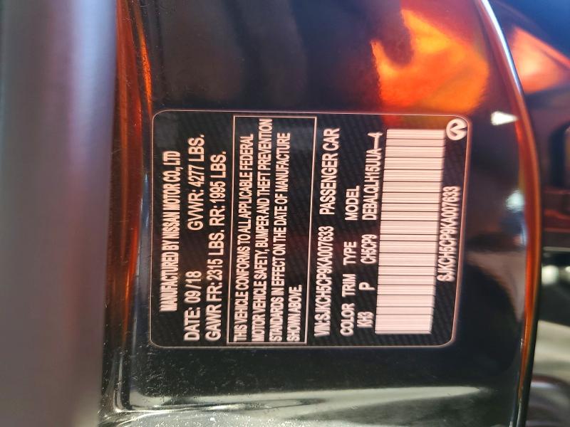 59745026 :رقم المزاد ، SJKCH5CP9KA007633 vin ، 2019 Infiniti Qx30 مزاد بيع