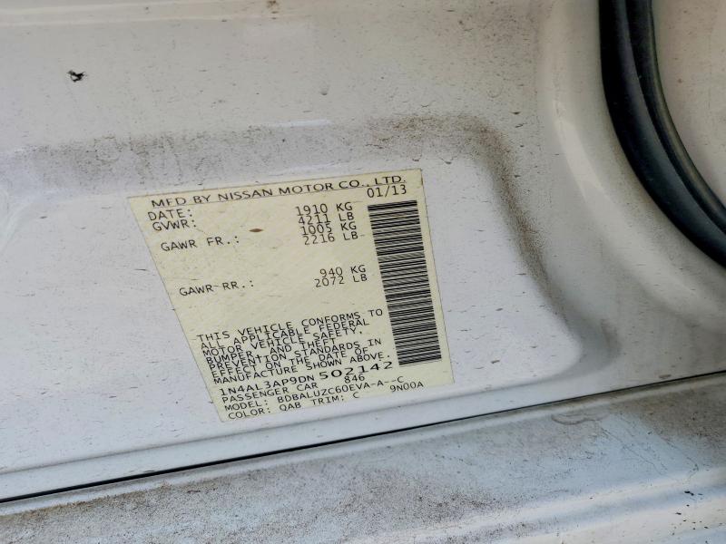 Продаж на аукціоні авто 2013 Nissan Altima, vin: 1N4AL3AP9DN502142, номер лоту: 58896386