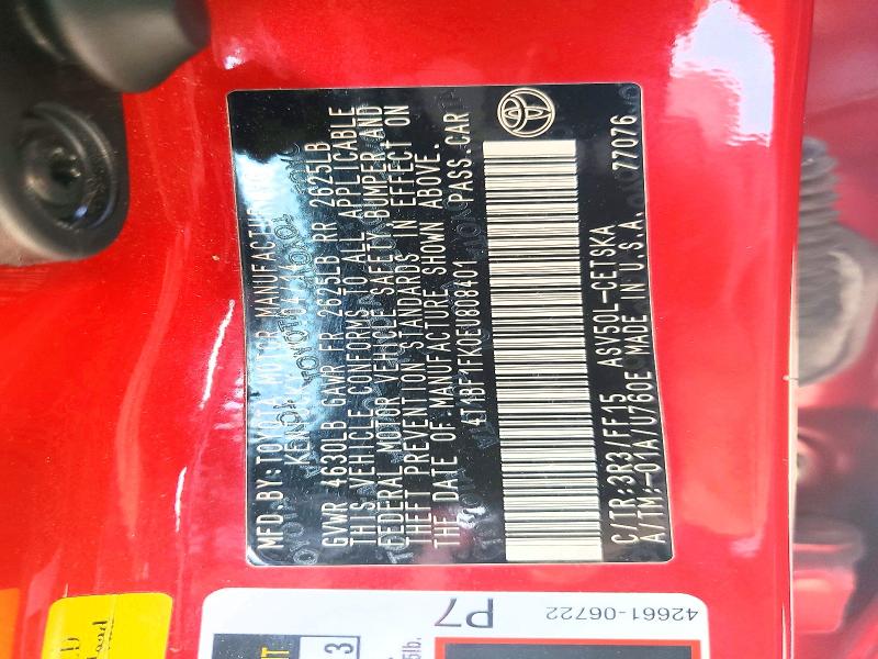 60471966 :رقم المزاد ، 4T1BF1FK0EU808401 vin ، 2014 Toyota Camry مزاد بيع