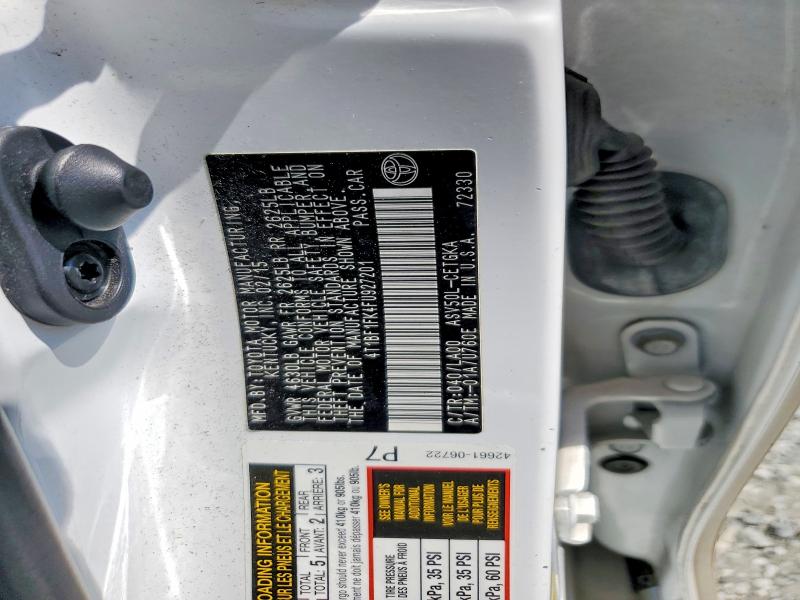 61311956 :رقم المزاد ، 4T1BF1FK4FU927201 vin ، 2015 Toyota Camry مزاد بيع