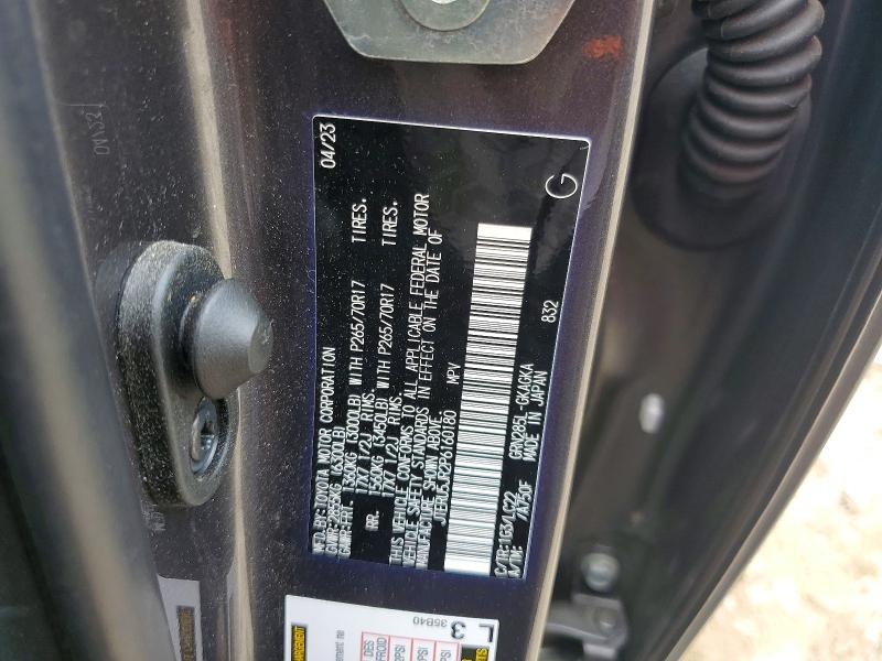 Aukcja sprzedaży 2023 Toyota 4runner, vin: JTERU5JR2P6160180, numer aukcji: 59887066