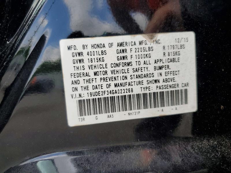 Aukcja sprzedaży 2016 Acura Ilx, vin: 19UDE2F34GA023268, numer aukcji: 59838696