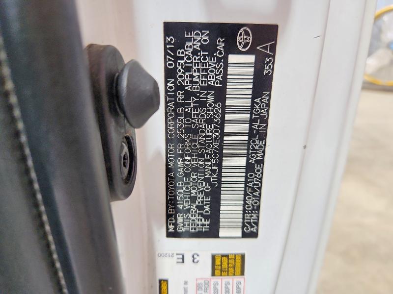 Продажа на аукционе авто 2014 Scion Tc, vin: JTKJF5C7XE3073626, номер лота: 61178586