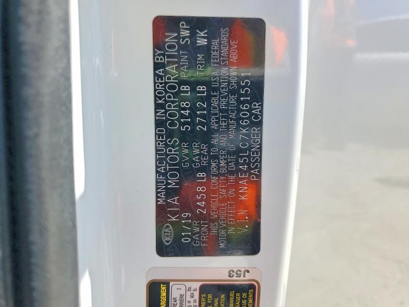 Продаж на аукціоні авто 2019 Kia Stinger, vin: KNAE45LC7K6061551, номер лоту: 59688856