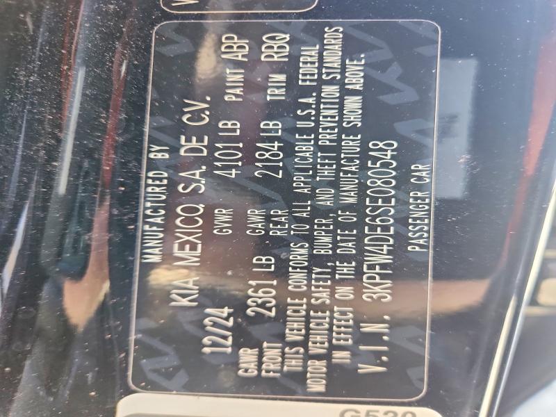 Aukcja sprzedaży 2025 Kia K4, vin: 3KPFW4DE6SE080548, numer aukcji: 60690886