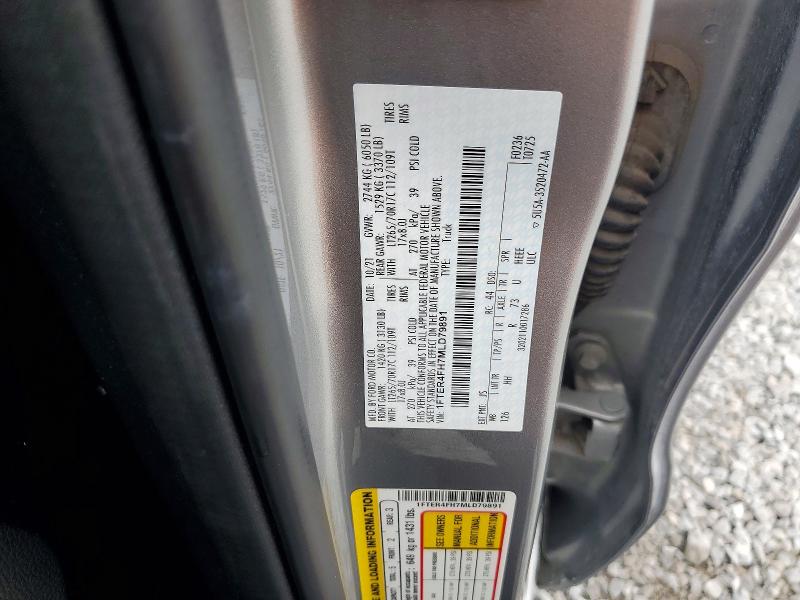 Aukcja sprzedaży 2021 Ford Ranger, vin: 1FTER4FH7MLD79891, numer aukcji: 59622176