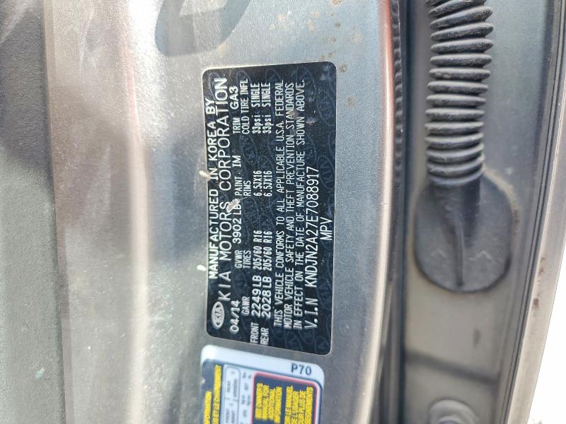 Aukcja sprzedaży 2014 Kia Soul, vin: KNDJN2A27E7088917, numer aukcji: 62669146