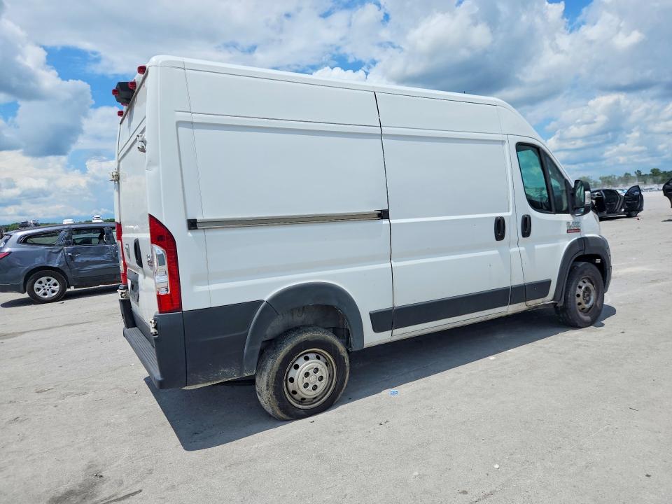 61316406 :رقم المزاد ، 3C6TRVBG3KE547985 vin ، 2019 Ram Promaster 1500 مزاد بيع