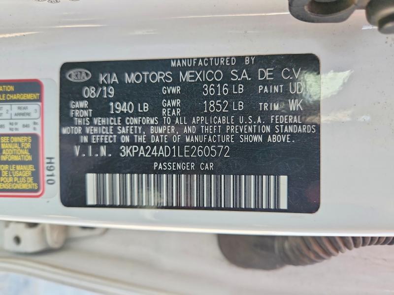 Продажа на аукционе авто 2020 Kia Rio, vin: 3KPA24AD1LE260572, номер лота: 61736896