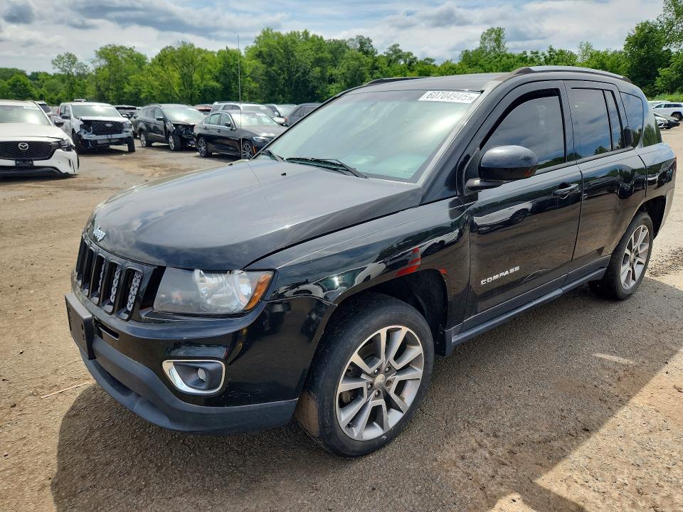 2016 Jeep Compass მანქანა იყიდება აუქციონზე, vin: 1C4NJCEAXGD604471, აუქციონის ნომერი: 60704946