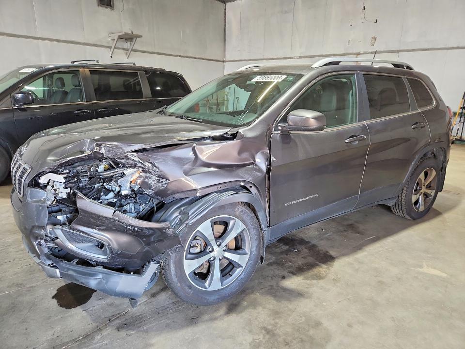 59869006 :رقم المزاد ، 1C4PJMDXXKD258046 vin ، 2019 Jeep Cherokee مزاد بيع