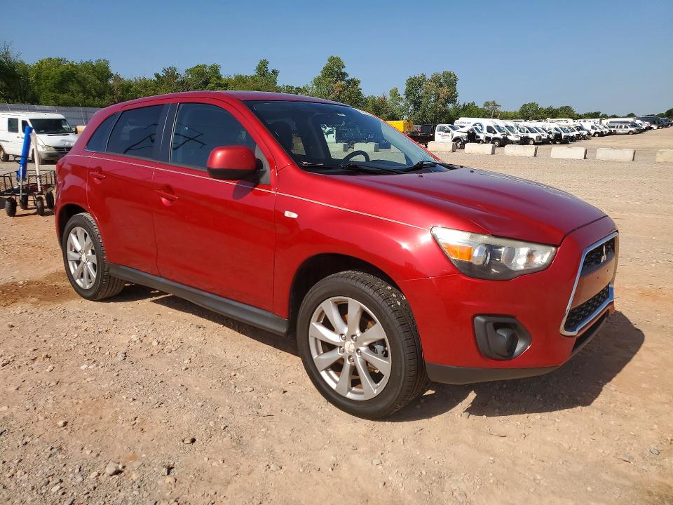 2015 Mitsubishi Outlander Sport მანქანა იყიდება აუქციონზე, vin: 4A4AP3AU2FE021827, აუქციონის ნომერი: 61325066