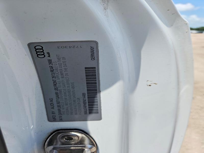 62053536 :رقم المزاد ، WAULFAFH8EN014489 vin ، 2014 Audi A5 مزاد بيع