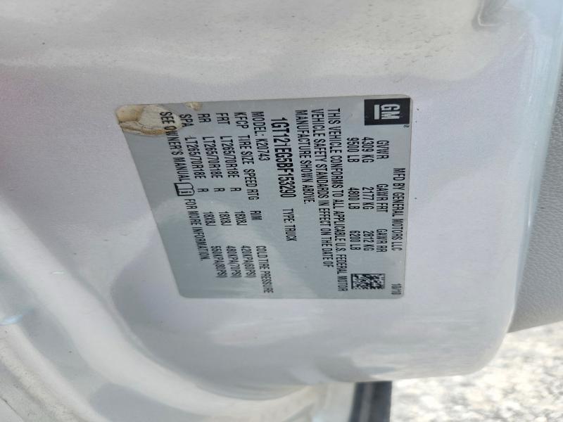 2011 Gmc Sierra მანქანა იყიდება აუქციონზე, vin: 1GT121EG5BF153290, აუქციონის ნომერი: 62837496