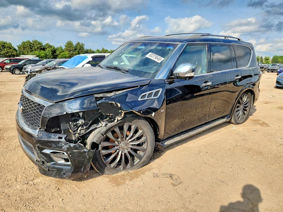2015 Infiniti Qx80 მანქანა იყიდება აუქციონზე, vin: JN8AZ2NE7F9082862, აუქციონის ნომერი: 60379646