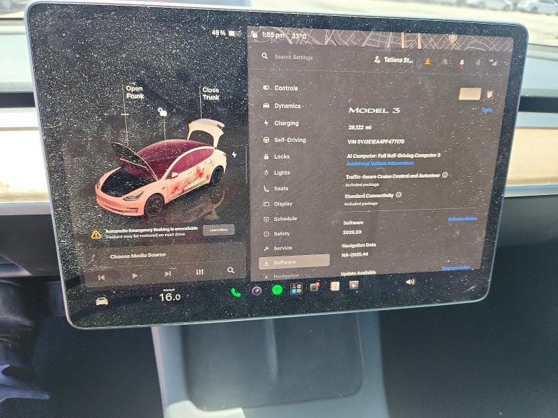 Продажа на аукционе авто 2023 Tesla Model 3, vin: 5YJ3E1EA4PF477175, номер лота: 61183476