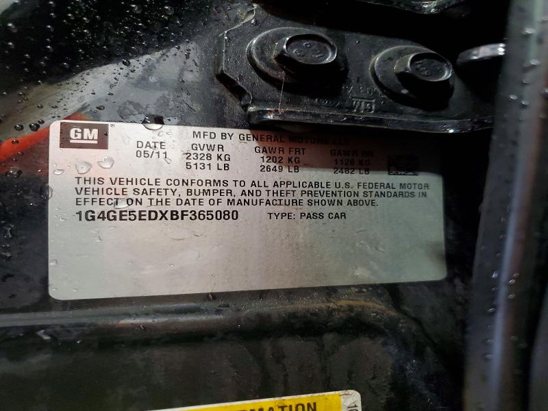 Aukcja sprzedaży 2011 Buick Lacrosse, vin: 1G4GE5EDXBF365080, numer aukcji: 62250186