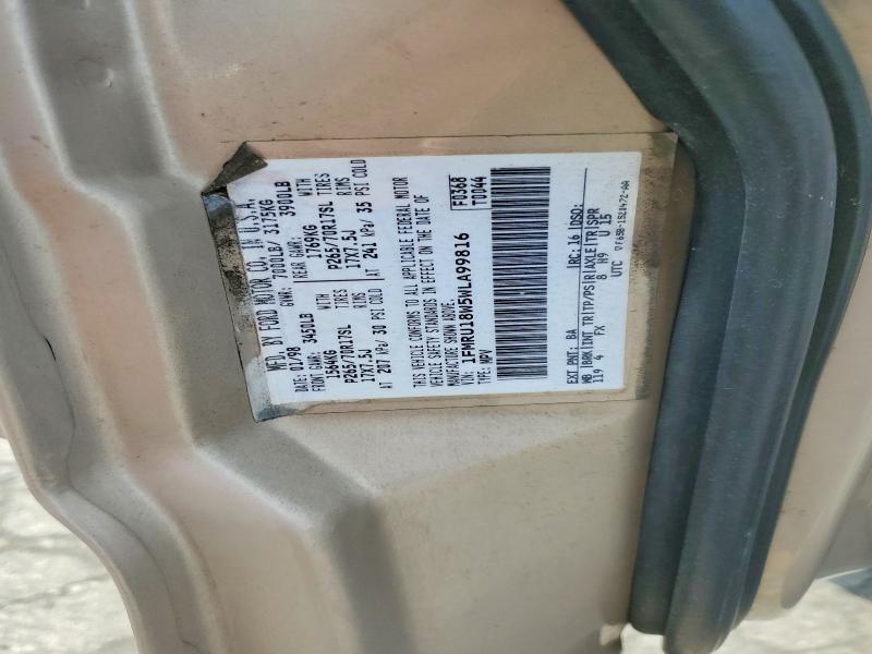 63376066 :رقم المزاد ، 1FMRU18W5WLA99816 vin ، 1998 Ford Expedition مزاد بيع