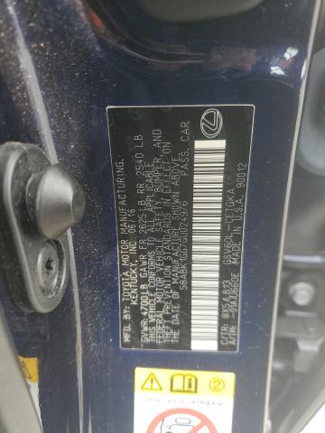 Продаж на аукціоні авто 2016 Lexus Es, vin: 58ABK1GG7GU024976, номер лоту: 62464446
