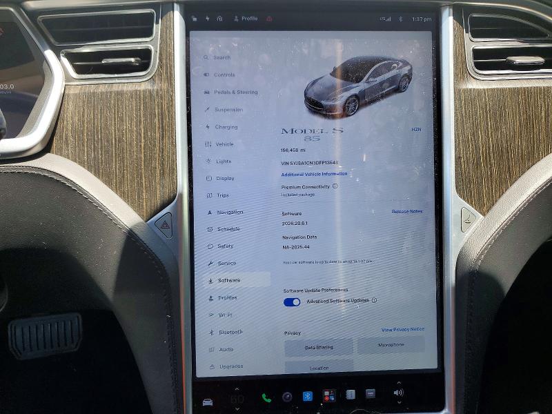 Продажа на аукционе авто 2013 Tesla Model S, vin: 5YJSA1CN3DFP13548, номер лота: 61147316