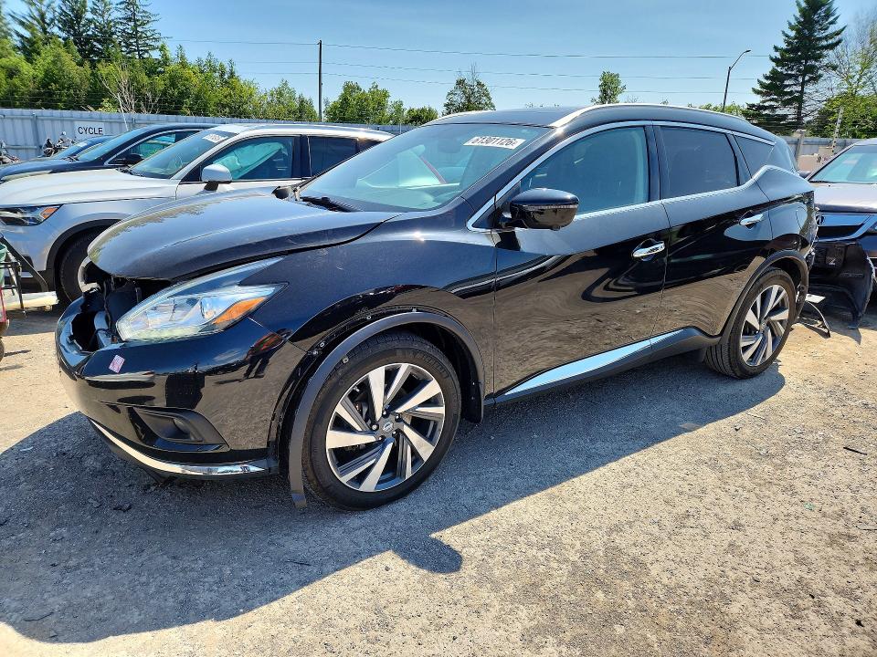 61301126 :رقم المزاد ، 5N1AZ2MH1HN196207 vin ، 2017 Nissan Murano مزاد بيع
