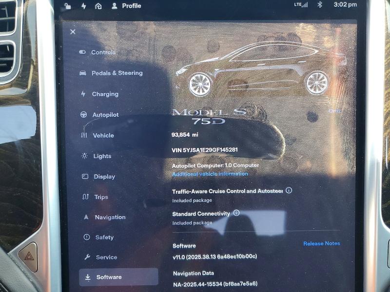 Aukcja sprzedaży 2016 Tesla Model S, vin: 5YJSA1E29GF145281, numer aukcji: 60982836