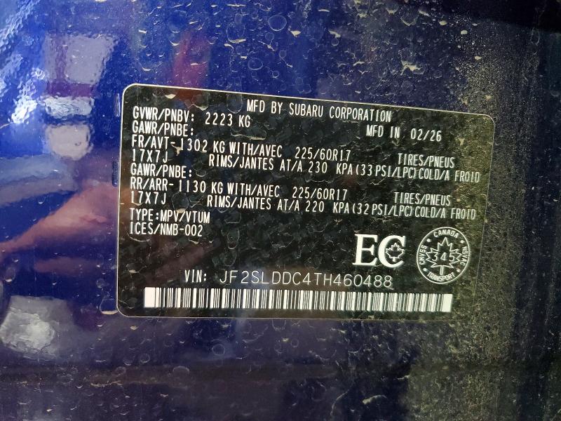Продажа на аукционе авто 2026 Subaru Forester, vin: JF2SLDDC4TH460488, номер лота: 63051896