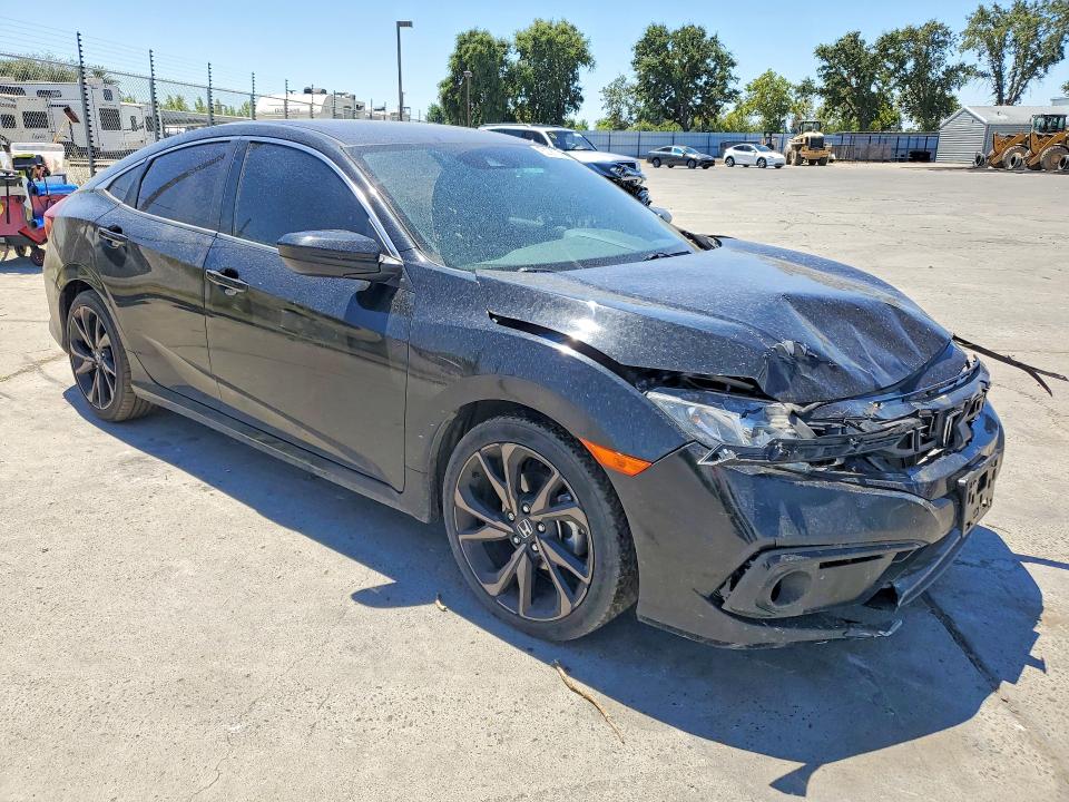 60067386 :رقم المزاد ، 19XFC2E83LE019553 vin ، 2020 Honda Civic مزاد بيع