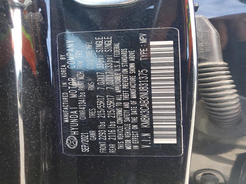 Продаж на аукціоні авто 2022 Hyundai Kona, vin: KM8K3CAB3NU831375, номер лоту: 60660726